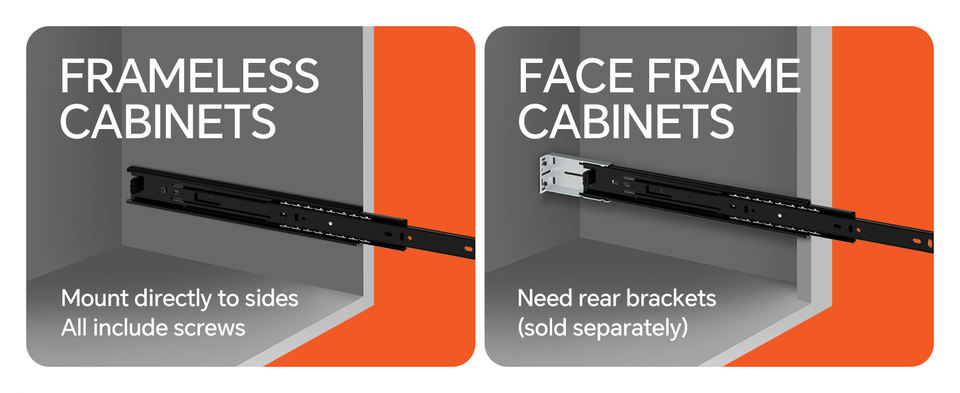 Fábrica de 26 pulgadas Telescopios Cerrar Cerrar Gabinete de cocina Rails de deslizamiento Push Canter abierta Cajón de rodamiento Slendas de rodamiento de bolas