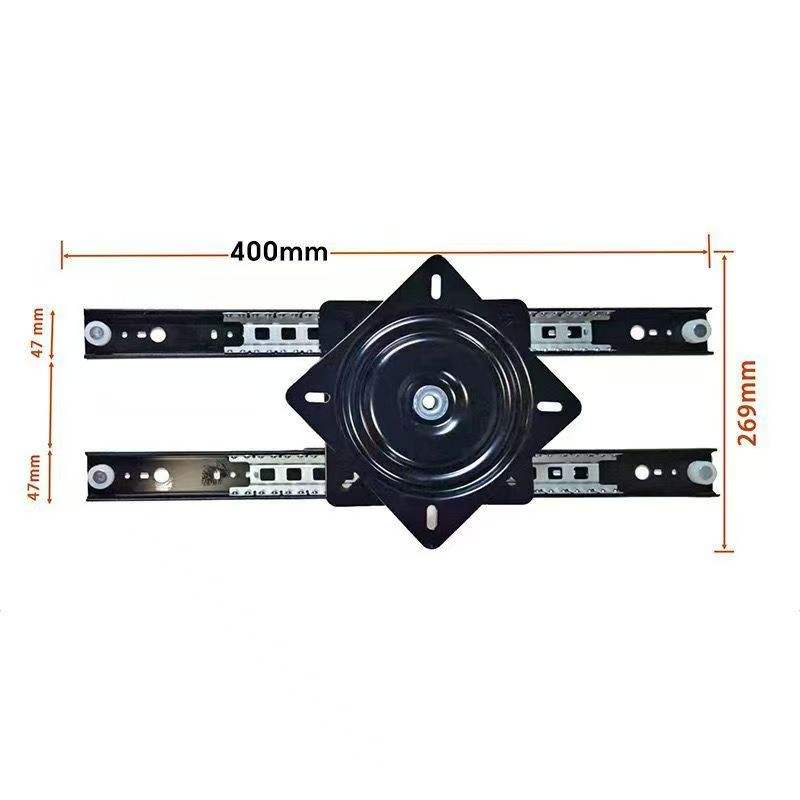 Mecanismo deslizante giratorio telescópico retráctil integrado con una mesa de isla móvil ajustable de cocina extensible