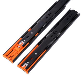 Soft Close Furniture Cayter Dranker Rail Push-to-abre Almacenamiento Tecnología de empuje adecuada