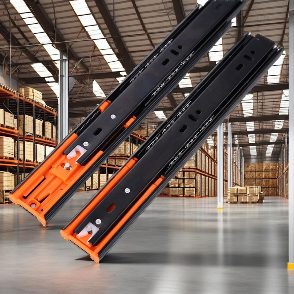 Soft Close Furniture Cayter Dranker Rail Push-to-abre Almacenamiento Tecnología de empuje adecuada