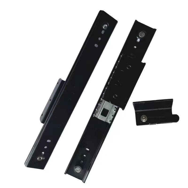 Diapositivas de cajón de servicio pesado Descripción de la ventana de la ventana de laurel invisible Push-Pull Track Silent Home Sill Kit de hardware de encimera extensible