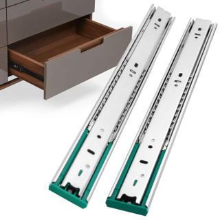 Ventas directas de fábrica Diapositivas de cajón suave de 22 pulgadas Rails laterales de 22 pulgadas Rodeador de bolas de metal