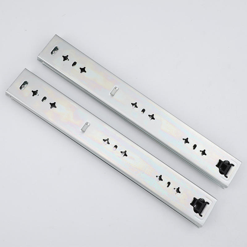 5320 Bloqueo de cajón de servicio pesado Tasas de treinta de tres sección Rodamiento de bolas de extensión completa Rail industrial de acero enrollado fría 120 kg