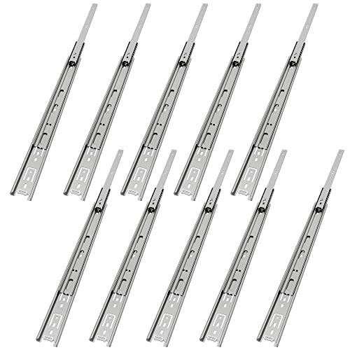 Ventas directas de fábrica 48 'Diapositiva de cajón de servicio pesado con bloqueo 12 ' en ancho, extensión completa de 3 veces, bloqueo de rodamiento de bolas bloqueado