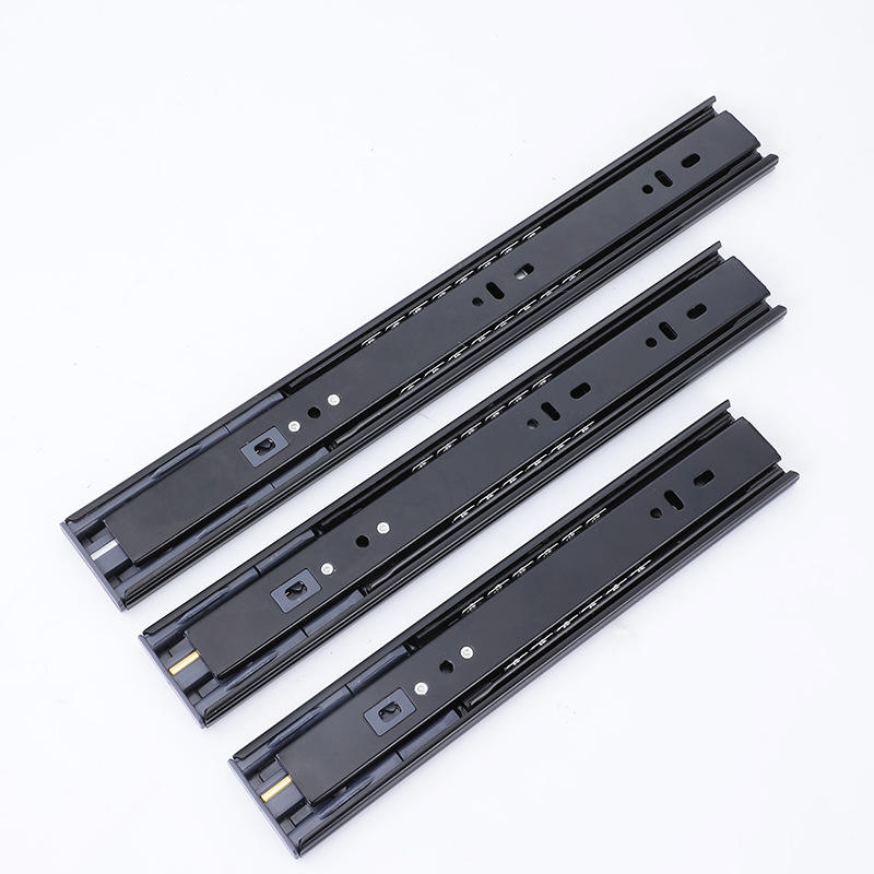 Fábrica de 45 mm Cantador de canal telescópico Tobado Telescópico 304 Piezas de muebles de metal de acero inoxidable Gabinete de cocina