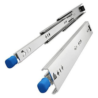 Ventas directas de fábrica 18 'Diapositiva de cajón de servicio pesado con bloqueo de 3 veces extensión completa, bloqueo de rodamiento de bolas bloqueado