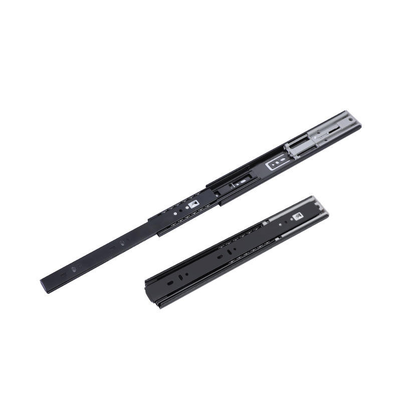 Vista de empuje de acero de acero totalmente extensible al por mayor 4515 para el riel de rebote silencioso de la bola sólida del vestuario moderno