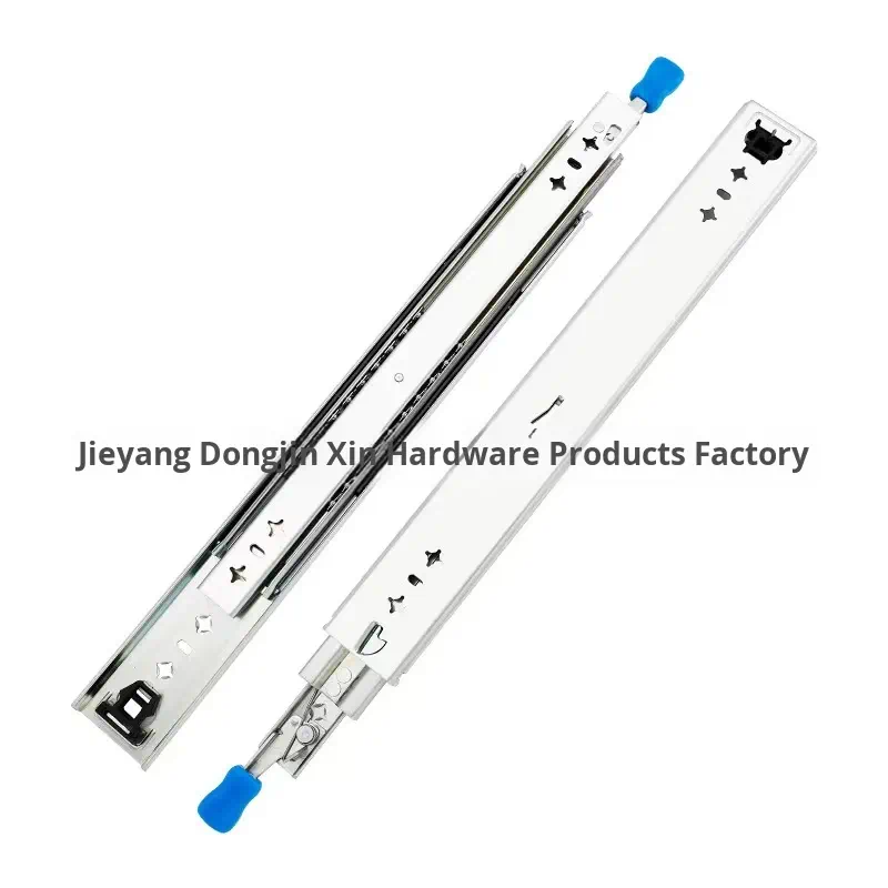 5320 Bloqueo de cajón de servicio pesado Tasas de treinta de tres sección Rodamiento de bolas de extensión completa Rail industrial de acero enrollado fría 120 kg