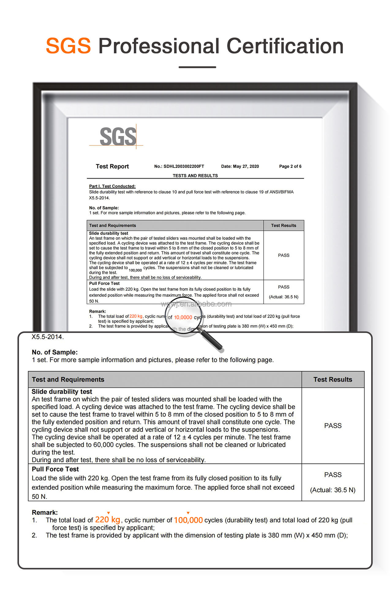 Tasanías de cajón de alta resistencia de 5,3 cm de ancho 1.8 mm de espesor pesado con bloqueo de rodamiento de bolas de extensión completa para 12 14 16 18 20 22 24 26 pulgadas