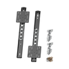 Diapositivas de la puerta de bolsillo de 12 pulgadas Kit de hardware de la puerta del pivote para puertas de gabinete de inserción 4 piezas