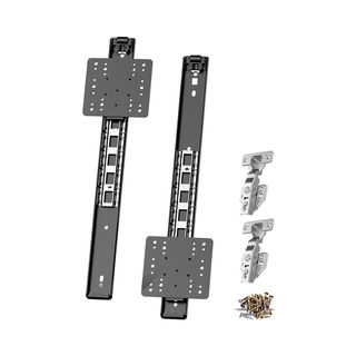 Diapositivas de la puerta de bolsillo de 12 pulgadas Kit de hardware de la puerta del pivote para puertas de gabinete de inserción 4 piezas