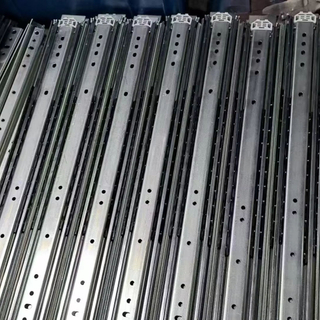 Cajón de cajones caseros Slide de rodamiento de bolas de cierre suave al por mayor con humedecimiento hidráulico