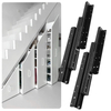 Gabinete de almacenamiento de zapatos Cajón de tobogán silencioso Guías de cajón de rodamiento de bolas de servicio pesado 3 Sección Escalera Hidden Base Gabinet Track