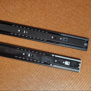 Muebles Hardware Zinc chapado en zinc 45 mm PuRSAR ABIERTO DE CASTER TELESCÁPICO Opciones de canal telescópico para amortiguación y amortiguación